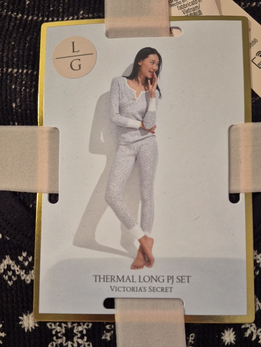 Victoria's Secret Women's Thermal Long PJ Set -